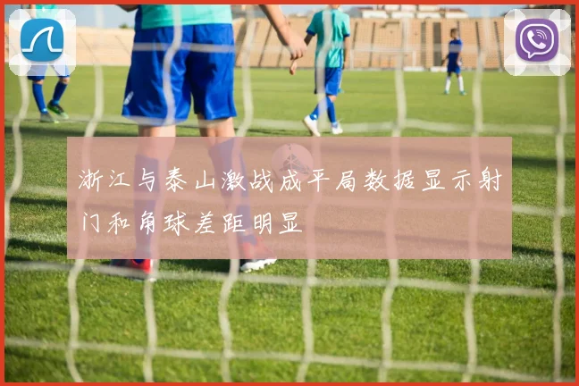 浙江与泰山激战成平局数据显示射门和角球差距明显